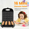 Home NonStick Coating Mini Donut Maker Heating Fast Donut Production Perfect For Busy Mornings 3