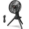 Portable Foldable Camping Tripod Fan Brightness LED Light Hanging Hook Adjustable Angles 1