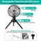 Portable Foldable Camping Tripod Fan Brightness LED Light Hanging Hook Adjustable Angles 4