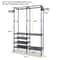 Wardrobe Organizer Shoe Rack Heavy Duty Garment Rack Closet Storage System Rotatable Hooks Adjustab 6