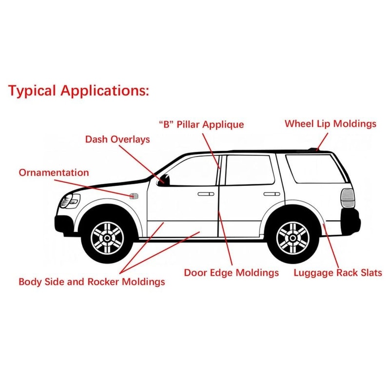 Acrylic Foam Double Sided Car Mounting Tape Rolls Heavy Duty Adhesive For Trucks Auto And Home Use 8