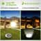 Solar Powered Ground Lights LED Solar Disk Lights Waterproof Outdoor Pathway Lamps For Garden Decor 2