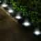 Solar Powered Ground Lights LED Solar Disk Lights Waterproof Outdoor Pathway Lamps For Garden Decor 6