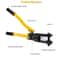 Hydraulic Wire Crimper Ton Crimping Tool Set For Battery Cables Copper Aluminum Terminals 9