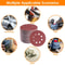 Sanding Discs Round Sandpapers Grit For Random Orbital Sanders Universal Compatibility 8