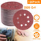 Sanding Discs Round Sandpapers Grit For Random Orbital Sanders Universal Compatibility 4