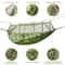 LoadBearing Outdoor Hammock Nylon Hanging Swing For Camping Bed With Mosquito Net 5