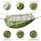 LoadBearing Outdoor Hammock Nylon Hanging Swing For Camping Bed With Mosquito Net 5