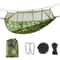 LoadBearing Outdoor Hammock Nylon Hanging Swing For Camping Bed With Mosquito Net 6