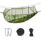 LoadBearing Outdoor Hammock Nylon Hanging Swing For Camping Bed With Mosquito Net 7