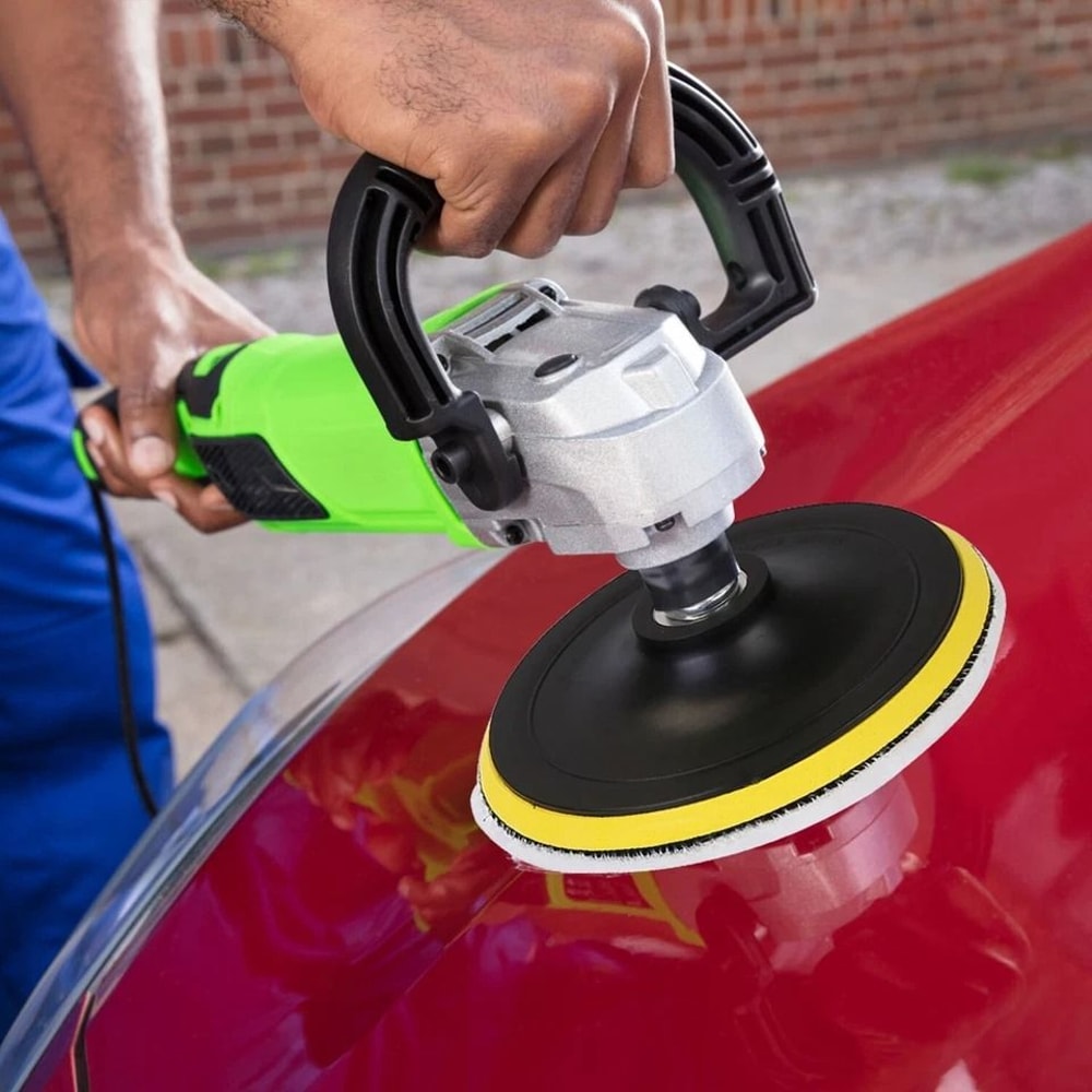 Polishing Pad Wool Wheel Mop Kit For Car Polisher Buffing Pads Drill Adapter 0