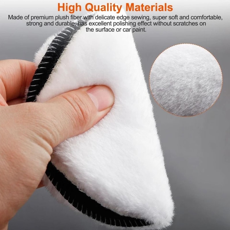Polishing Pad Wool Wheel Mop Kit For Car Polisher Buffing Pads Drill Adapter 7