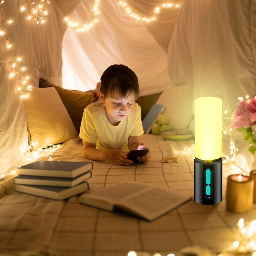 USB Rechargeable LED Flashlight Camping Tent Light Portable Lantern Lamp String Light For Outdoor A 4