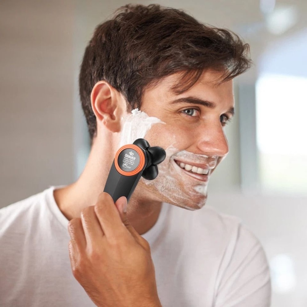 Rotary Electric Shaver Bald Head Beard Trimmer Shaving Razor For Men 0