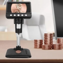 digital microscope lcd, magnification, adjustable led lights, photo & video magnifier