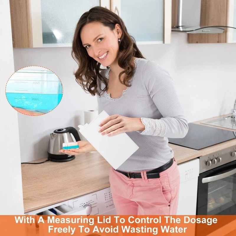 Laundry Whitener Dispenser Bottle Storage Container With Stickers Perfect For Detergent And Liquid 6