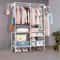 Clothing Garment Rack Metal Clothes Organizer Closet Storage Shelf For Shoes Pillows And Coats In B 11