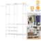 Clothing Garment Rack Metal Clothes Organizer Closet Storage Shelf For Shoes Pillows And Coats In B 5