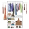 Clothing Garment Rack Metal Clothes Organizer Closet Storage Shelf For Shoes Pillows And Coats In B 9