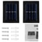 Solar Deck Lights Outdoor LED Garden Patio Pathway Lamps Waterproof Stairs Step Fence Lights 2