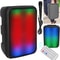 Portable Wireless FM Party Speaker Colorful Lights DJ PA Sound System Mic Remote Control Karaoke 1