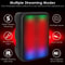 Portable Wireless FM Party Speaker Colorful Lights DJ PA Sound System Mic Remote Control Karaoke 7