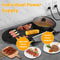 Electric Hot Pot BBQ Grill Cooker NonStick BBQ Grill For Party Camping And Indoor Cooking 9