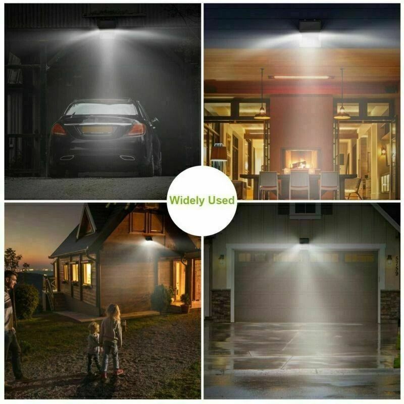 PIR Motion Sensor Solar Wall Light LED Waterproof Outdoor Lamp With Remote Lighting 3