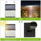 PIR Motion Sensor Solar Wall Light LED Waterproof Outdoor Lamp With Remote Lighting 8