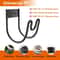 Stainless Steel Hose Holder Hose Rack Heavy Duty Hose Reel Organizer For Yard Outdoor Wall Mounted 8