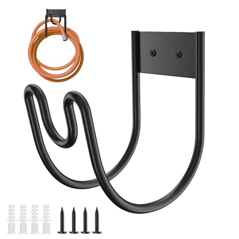 Stainless Steel Hose Holder Hose Rack Heavy Duty Hose Reel Organizer For Yard Outdoor Wall Mounted 10