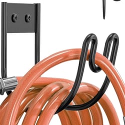 stainless steel hose holder, hose rack, heavy duty hose reel organizer for yard, outdoor wall mounted hose hook