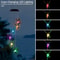Color Changing Solar Wind Chimes LED Hanging Hummingbird Lights EcoFriendly Garden Decoration 1