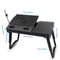 Laptop Tray Desk Foldable Stand With Cooling Fan LED Light Ergonomic Desk Stand For Bed Sofa And T 3