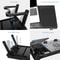 Laptop Tray Desk Foldable Stand With Cooling Fan LED Light Ergonomic Desk Stand For Bed Sofa And T 4