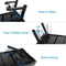 Laptop Tray Desk Foldable Stand With Cooling Fan LED Light Ergonomic Desk Stand For Bed Sofa And T 5