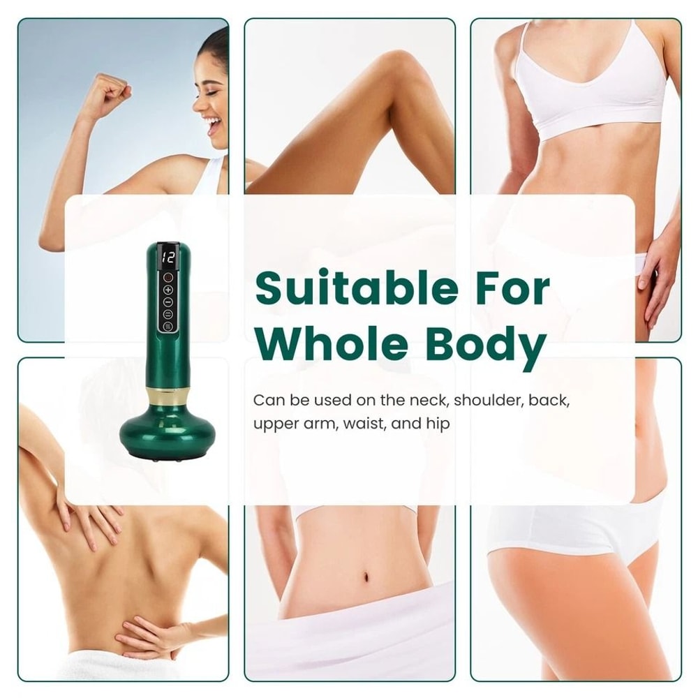 Anti Cellulite Massager Portable Vacuum Massager With Level Suction Cupping Kit For Skin Beauty New 4