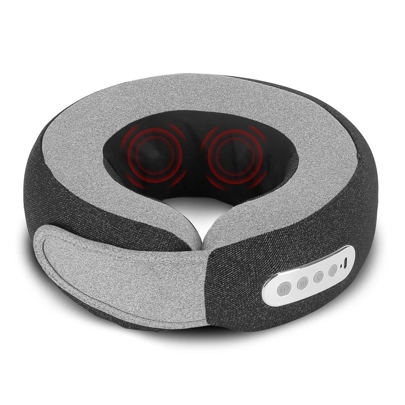 Massager Pillow With Heat Electric Neck Pillow Shiatsu Neck Massage With Memory Foam 2