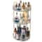 Rotating Makeup Organizer Tier Perfume Cosmetic Storage Shelf Elegant Vanity Organizer SpaceSaving 3