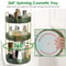 Rotating Makeup Organizer Tier Perfume Cosmetic Storage Shelf Elegant Vanity Organizer SpaceSaving 12