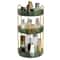 Rotating Makeup Organizer Tier Perfume Cosmetic Storage Shelf Elegant Vanity Organizer SpaceSaving 5