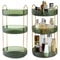 Rotating Makeup Organizer Tier Perfume Cosmetic Storage Shelf Elegant Vanity Organizer SpaceSaving 6