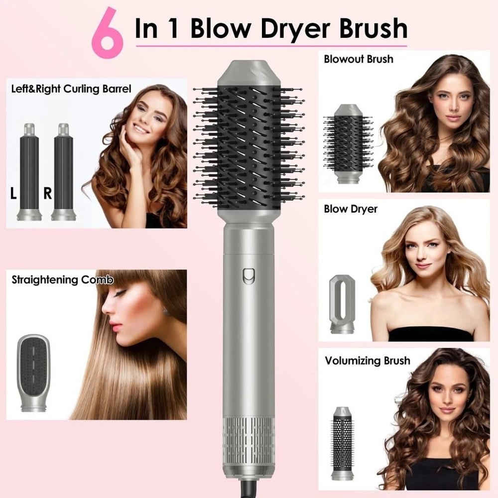 Hair Dryer Brush Volumizer Curler Automatic Wrap Style Straightener Styling Tool Fast Drying For Al 10