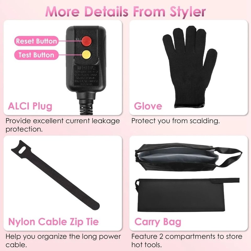 Hair Dryer Brush Volumizer Curler Automatic Wrap Style Straightener Styling Tool Fast Drying For Al 3