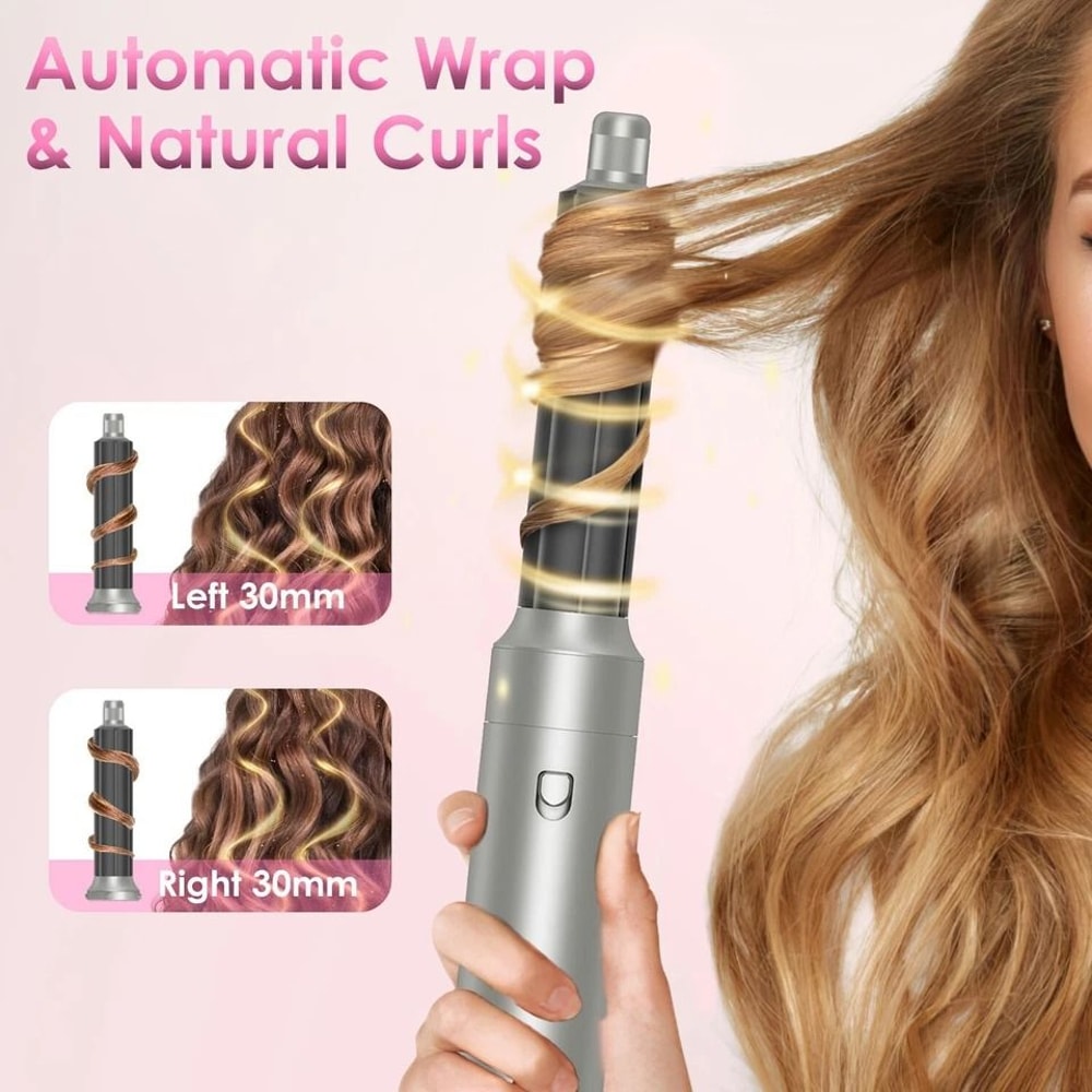 Hair Dryer Brush Volumizer Curler Automatic Wrap Style Straightener Styling Tool Fast Drying For Al 7