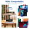 Wireless Speaker Power Bank Cell Phone Stand Office Phone Stand With Battery Foldable RGB Light 3