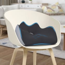 ergonomic memory foam seat cushion, car cushion, office pillow seat cushion, non-slip, machine washable, sciatica relief