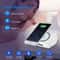 Fast Charger White Power Bank Wireless Charging USB Portable Battery For Phones Tablets 9