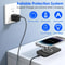 Magnetic Wireless Charger Battery Pack Fast Charging Power Bank BuiltIn Cable Dual USBTypeC Outputs