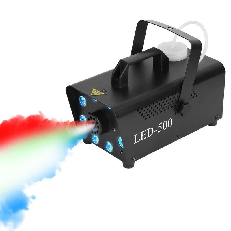 Fog Machine With LED Color Effects Remote Control For Weddings Parties And Stage Lighting 1